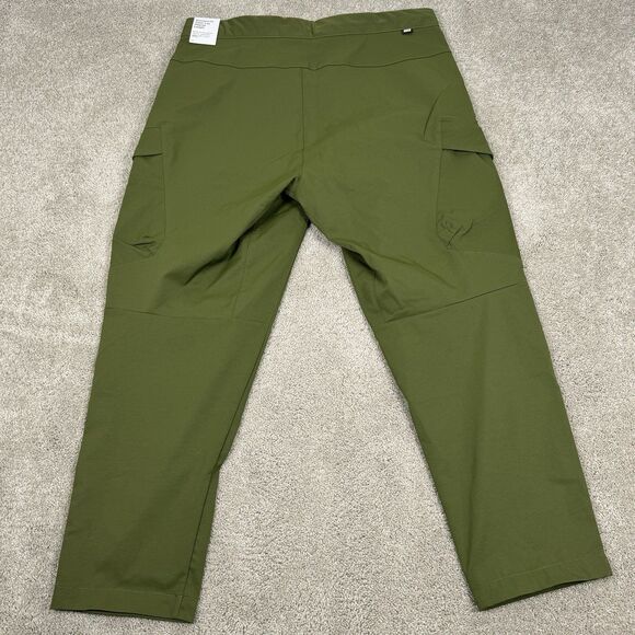 NIKE TECH WOVEN UTILITY CARGO PANTS SIZE 36 MEN'S OLIVE GREEN TAPERED DH3866-326 - Picture 7 of 8
